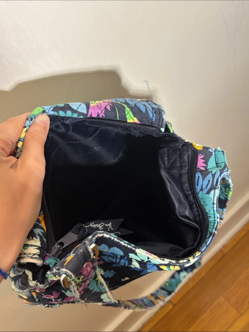 Vera Bradley Floral Quilted Crossbody Magnetic Flap Bag